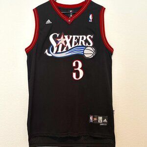 Allen Iverson Philadelphia 76ers Black Jersey